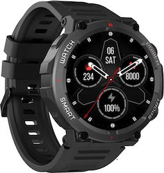 BlackView W50 47mm Smartwatch με Παλμογράφο (Μαύρο)