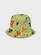 Mayoral Kids' Hat Bucket Fabric Green