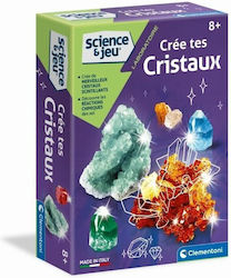 Clementoni Creates Crystals - Λαμπτήρες Φθορισμού Educational Toy Experiments for 8+ Years Old