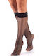 Women's High Socks Net Black