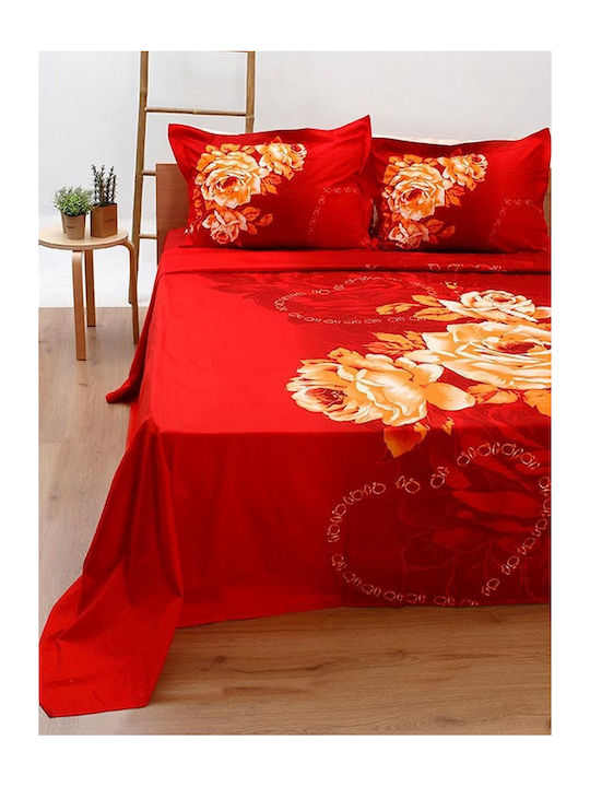 Sunshine Duvet Cover Set Cotton Queen with 2 Pi...