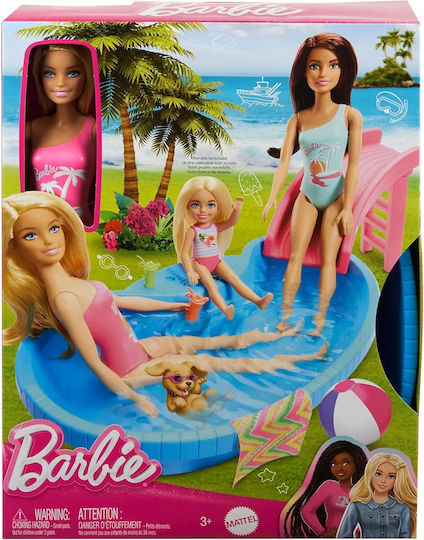 Barbie Pool Playset Puppenset Exotischer Pool für 3++ Jahre