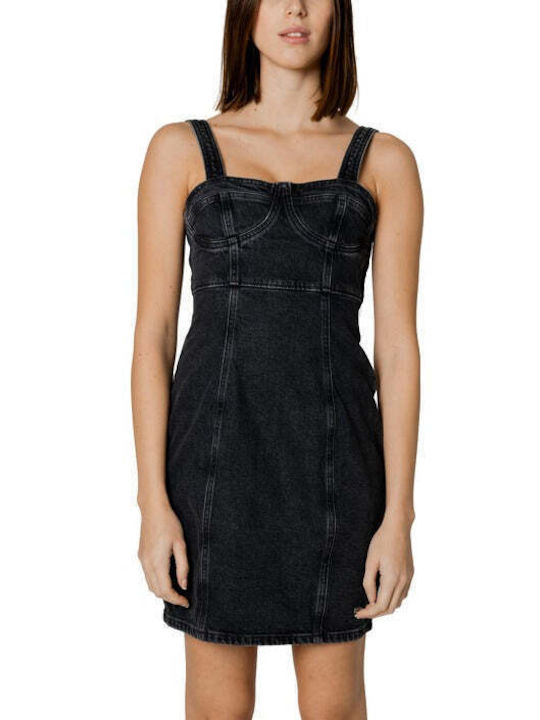 Tommy Hilfiger Sommer Mini Kleid Schwarz