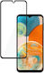 Kratzfest Vollflächig gehärtetes Glas Schwarz (Galaxy A25 5G)
