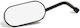 MCS Motorcycle Mirror 1pcs Black