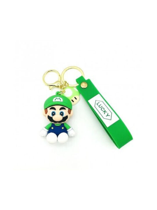Keychain Wallet Lucky Super Mario Green