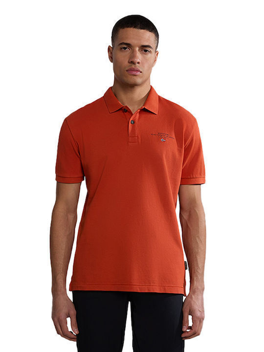 Napapijri Elbas Polo Bluza Tricou Cu Mânecă Scu...