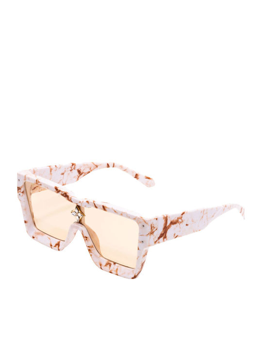 Olympus Sunglasses Women's Sunglasses with Pink Plastic Frame and Pink Lens 8663168229159