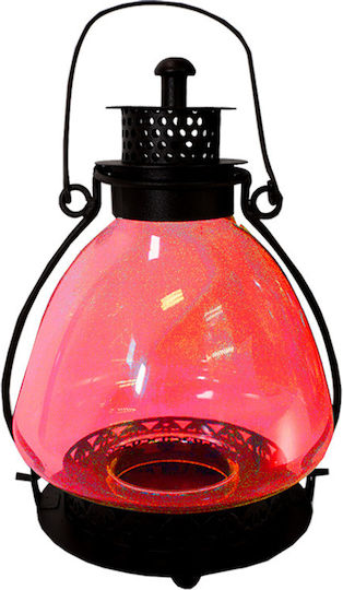 Gala Laterne Glas Rot 15.5x15.5x19cm 1Stück