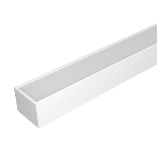 Adeleq LED Γραμμικό Φωτιστικό Οροφής 36W Θερμό Λευκό 120εκ.