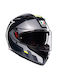 AGV K3 Shade Grey/Yellow Fluo Motorcycle Helmet Full Face ECE 22.06 1500gr with Pinlock and Sunvisor