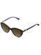 Kate Spade Visalia Women's Sunglasses with Brown Plastic Frame and Brown Gradient Lens
