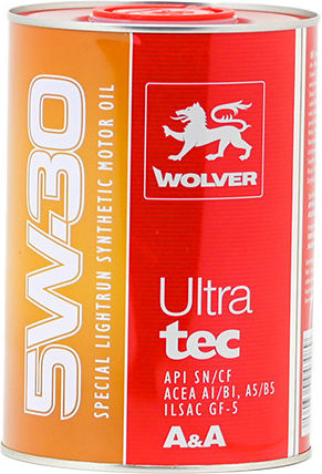 Wolver Ultratec Λάδι Αυτοκινήτου 5W-30 1lt