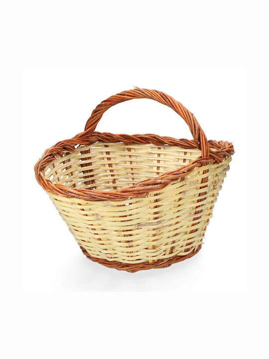 Decorative Basket Wicker with Handles 44x31x22cm EDM Grupo