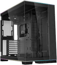 Lian Li O11D EVO RGB Gaming Midi Tower Κουτί Υπολογιστή με Πλαϊνό Παράθυρο Black