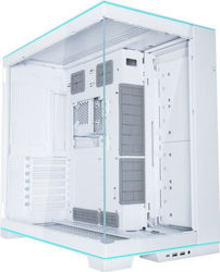 Lian Li O11D EVO RGB Gaming Midi Tower Computer Case with Window Panel White