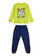 Energiers Kinder Schlafanzug Winterlich Yellow