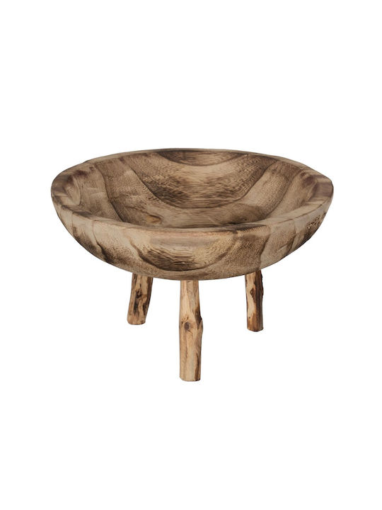 BigBuy Decorative Bowl Beige 27x27x16cm