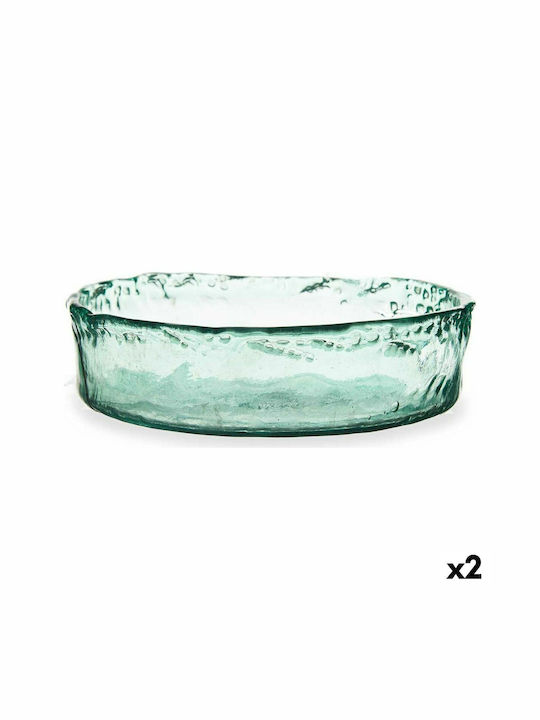 Decorative Bowl Transparent 30x30x8cm