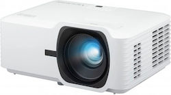 Viewsonic LS704W 3D Projektor HD Lampe Laser mit integrierten Lautsprechern Weiß