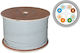 Q-Lantec U/UTP Cat.6 (Gigabit) Netzwerkkabel Ethernet 305m Grau