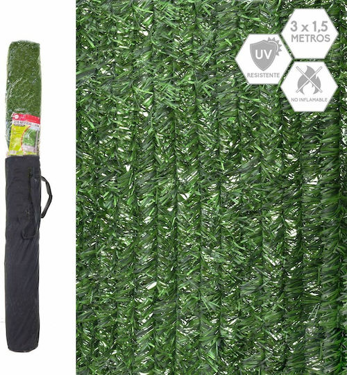 BigBuy Panou artificial de frunziș 3x1.5m