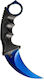 Karambit Blue in Sheath