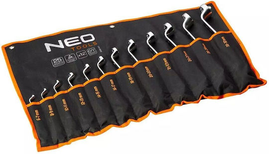 Neo Tools Комплект 12 Полигон Ключове Извити