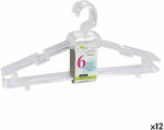 Dem Clothes Hanger White 6pcs