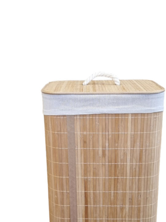 keleman Wicker Laundry Basket with Cap 36x25x55cm