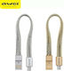 Awei Regular USB-A la Cablu Lightning Auriu 0.2m (05002WCL50CL)