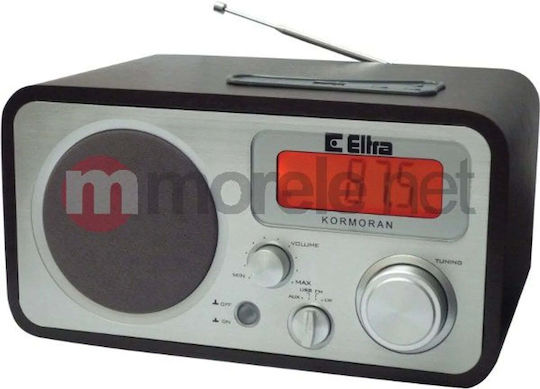Eltra Kormoran FMLW Επιτραπέζιο Ραδιόφωνο με USB Καφέ