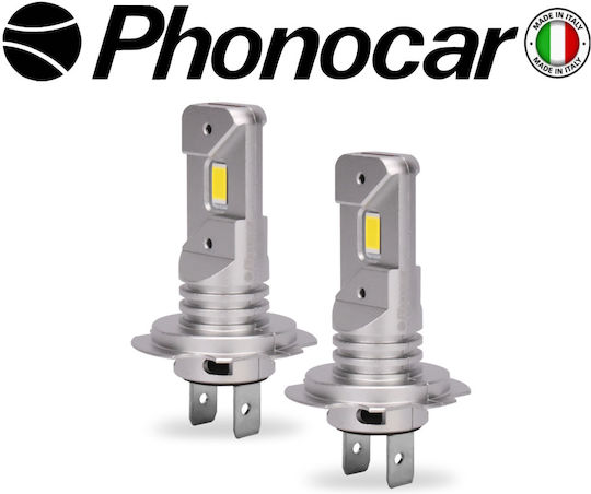 Phonocar Lamps Car H7 LED 6500K Cold White 24V 20W 2pcs