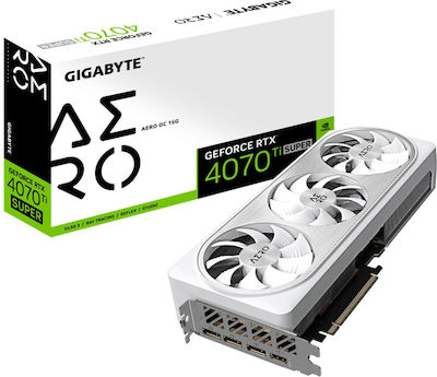 Gigabyte GeForce RTX 4070 Ti Super 16GB GDDR6X Aero OC Κάρτα Γραφικών