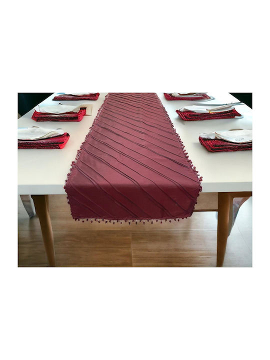 Linea Home Ράνερ Μπορντώ 50x170εκ.