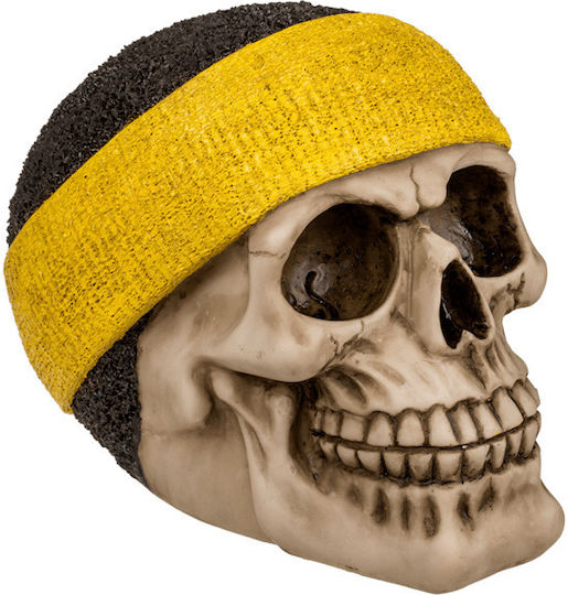 Out of the Blue Skull Headband Κουμπαράς Κίτρινος 15x12cm