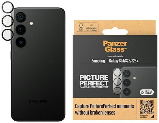 PanzerGlass PicturePerfect Camera Protection Tempered Glass Black for the Samsung Galaxy S24, S23, S23+