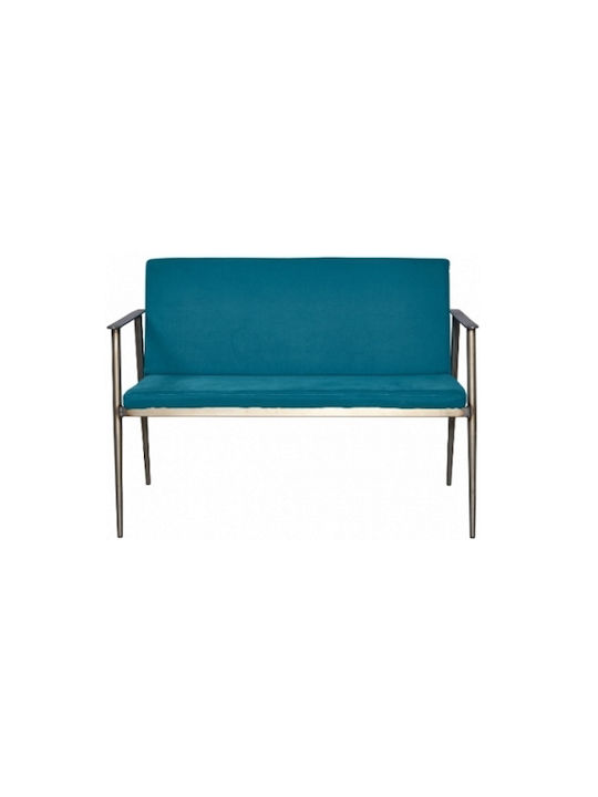 Inga Doppelsitzer Sofa Petrol Blau 109x63x83cm