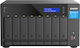 QNap NAS Tower με 3 θέσεις για HDD/SSD και 2 θύρες Ethernet (TVS-h874-i7-32G)