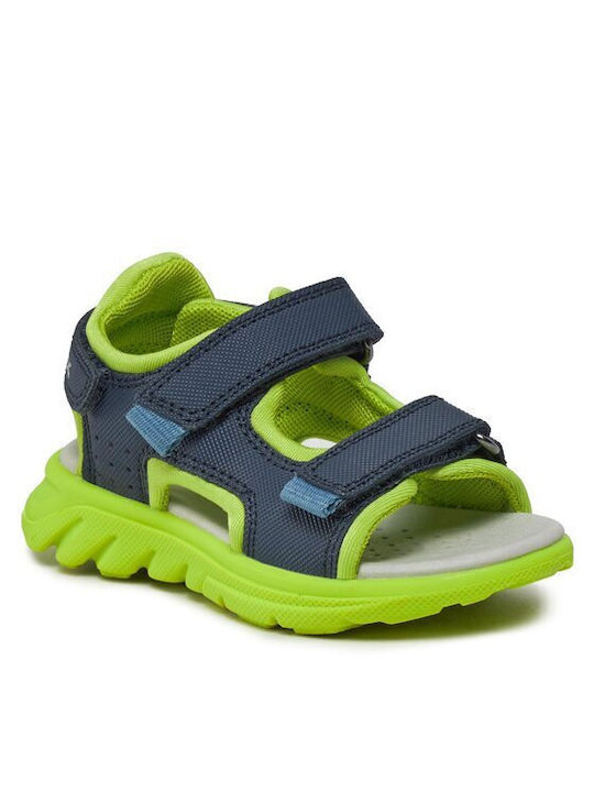 Geox Παιδικά Πέδιλα J Sandal Navy Μπλε