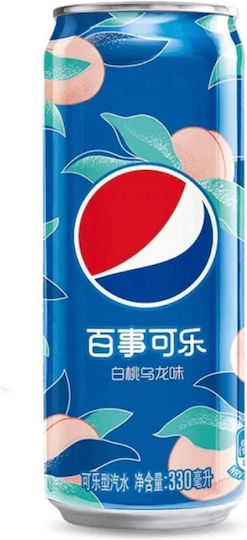Pepsi Ice Tea White Peach & Oolong με Ανθρακικό σε Κουτί 2747 330ml