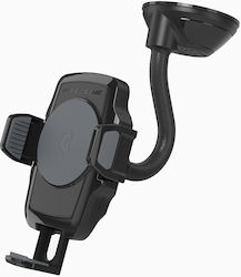 Scosche Mobile Phone Holder Car with Adjustable Hooks and Wireless Charging Black