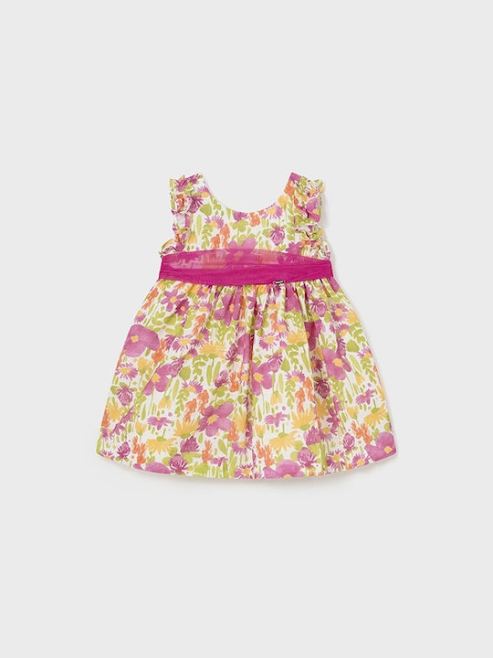 Mayoral Girls Dress Magenta