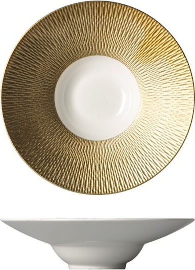 Prestige Teller Suppe aus Porzellan Weiß mit Durchmesser 24cm