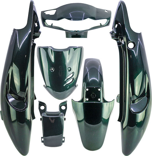 Suzuki Motorcycle Plastic Set for Suzuki FX 125 Green 6pcs