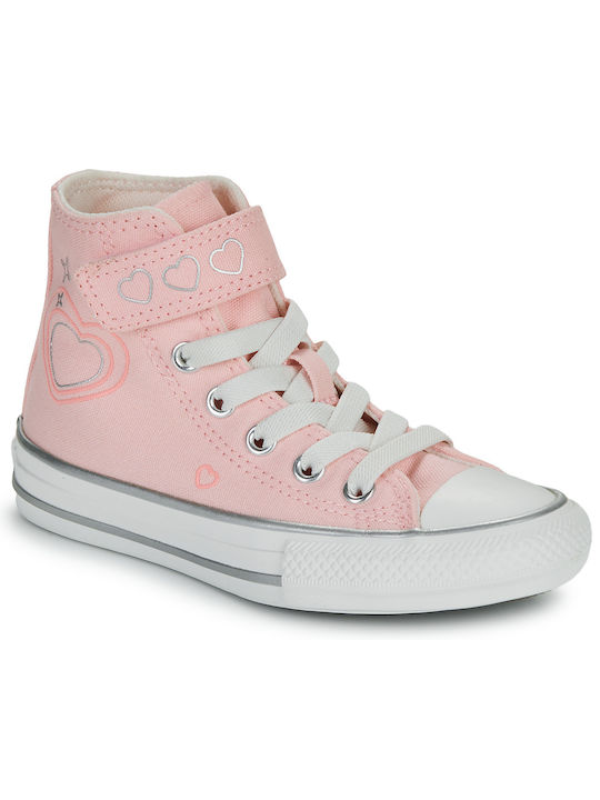Converse Παιδικά Sneakers High Chuck Taylor All Star Ροζ