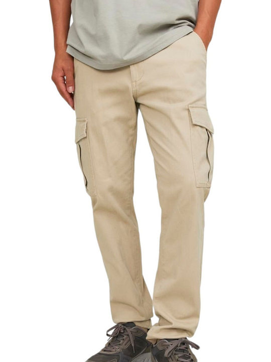 Jack & Jones Παντελόνι Cargo Ελαστικό σε Slim Ε...
