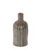 Atmosphera Decorative Vase Ceramic Gray 9.5x19.5cm 1pcs