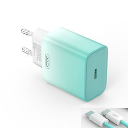 XO с USB-C порт и кабел USB-C - USB-C 30W Power...
