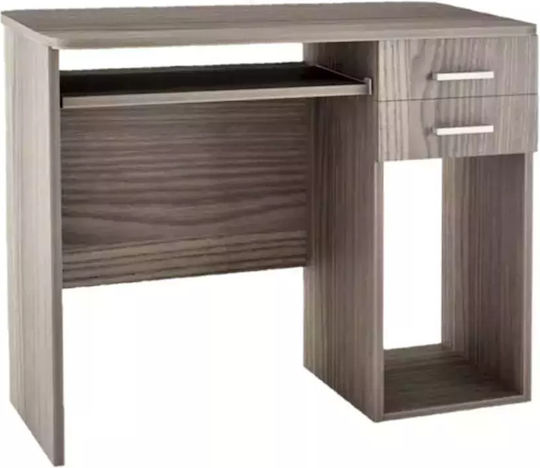 Детско бюро от меламин Сив 100x55x80см